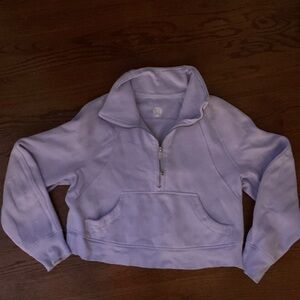 lululemon athletica Lavender Crew Neck Sweater